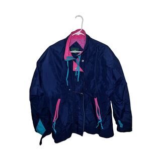 Vintage cabin creek women windbreaker jacket M multicolor‎